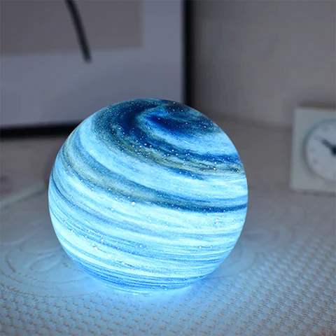Glass Moon Lamp – 16-Color Ambient Light