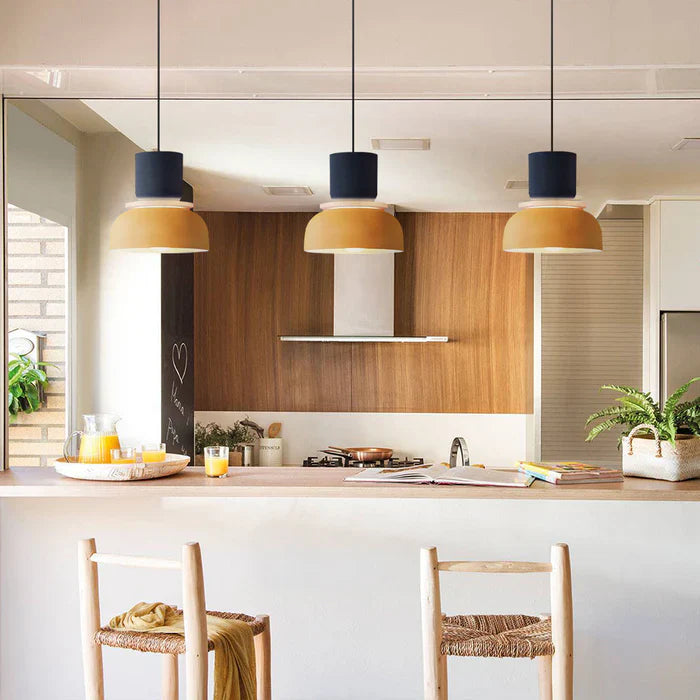 Dulcy Color Block Nordic Pendant Lamp