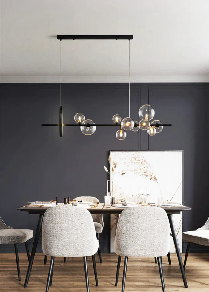 Glass Bubble Chandelier – Artistic & Airy Design