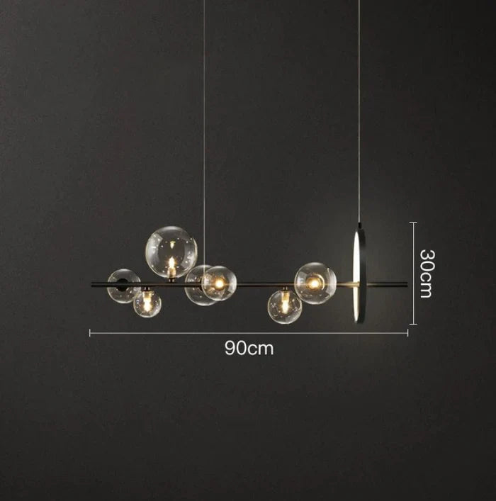 Glass Bubble Chandelier – Artistic & Airy Design