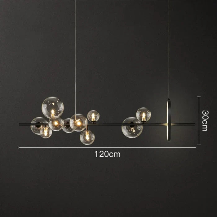 Glass Bubble Chandelier – Artistic & Airy Design