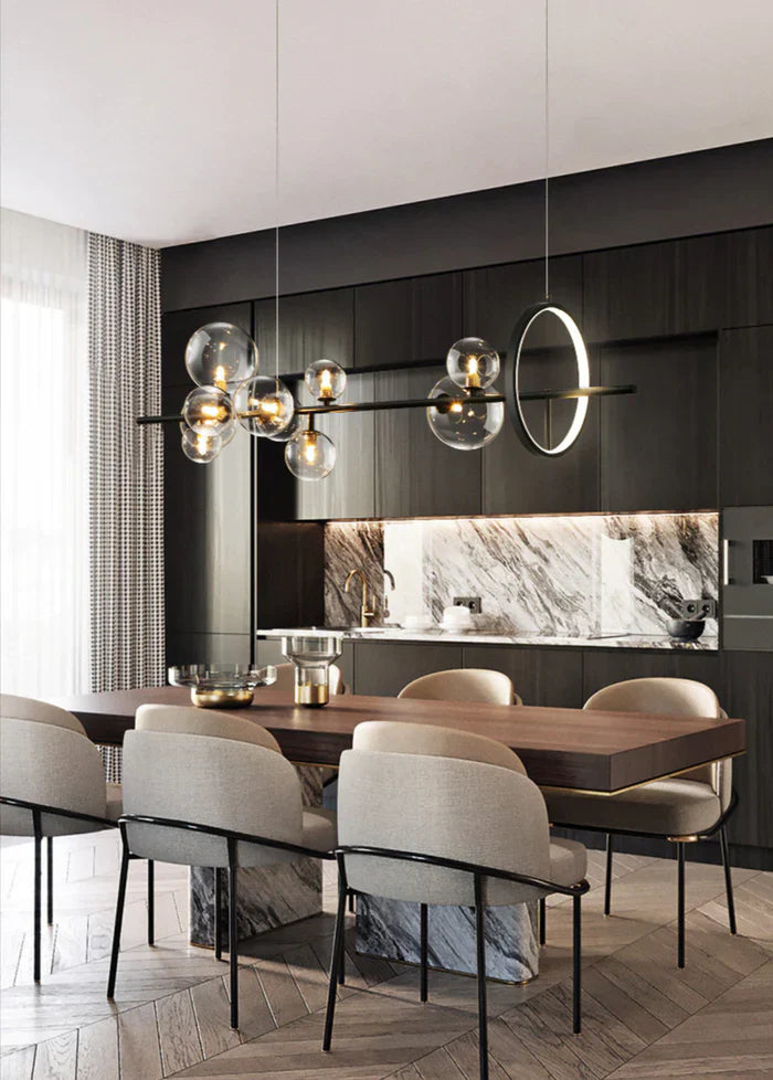 Glass Bubble Chandelier – Artistic & Airy Design