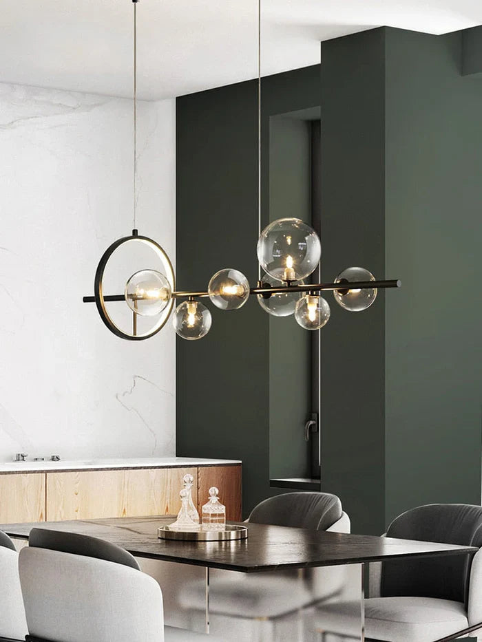 Glass Bubble Chandelier – Artistic & Airy Design