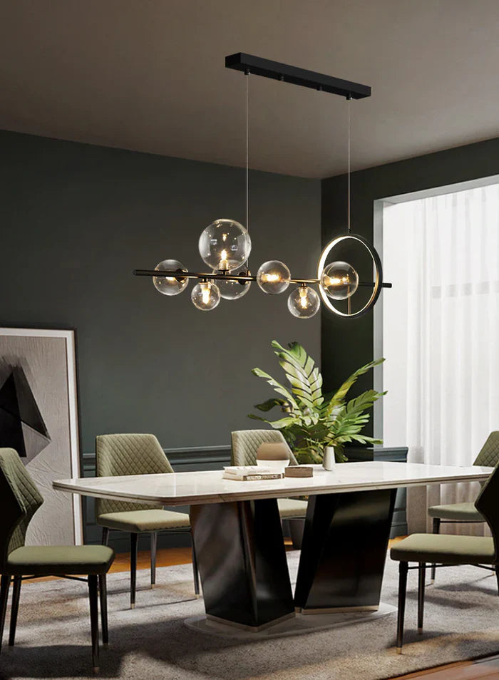 Glass Bubble Chandelier – Artistic & Airy Design