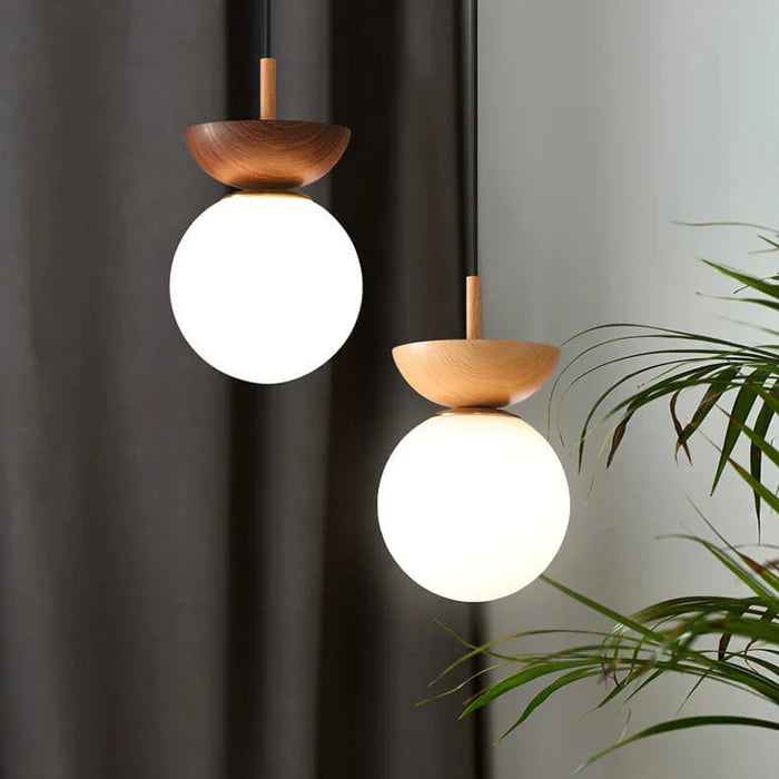 Log Japanese Pendant Lamp – Elegant Simplicity