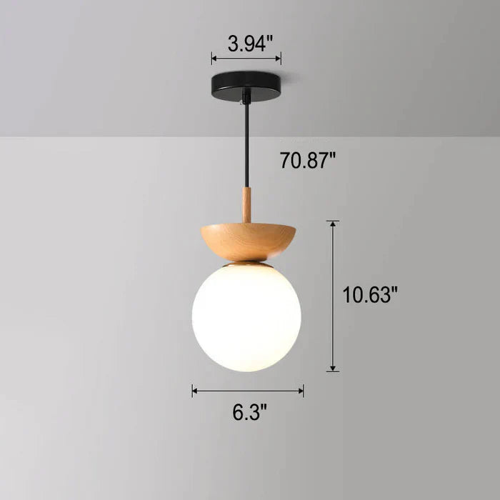 Log Japanese Pendant Lamp – Elegant Simplicity