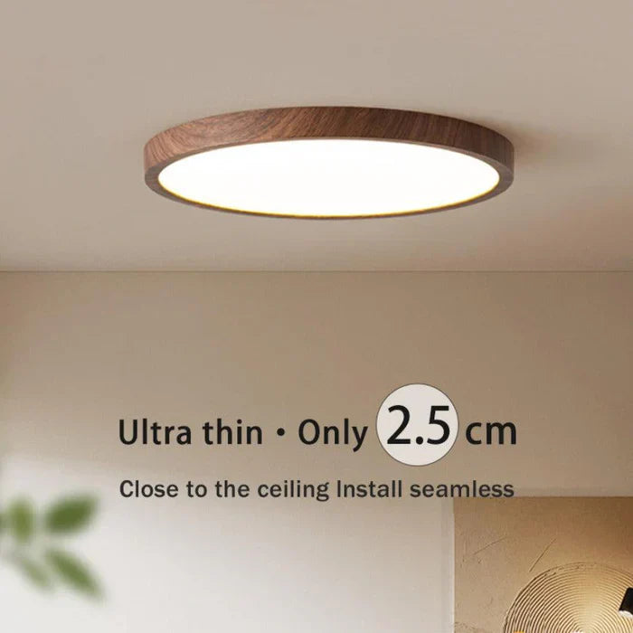 Ultra-thin circular ceiling light