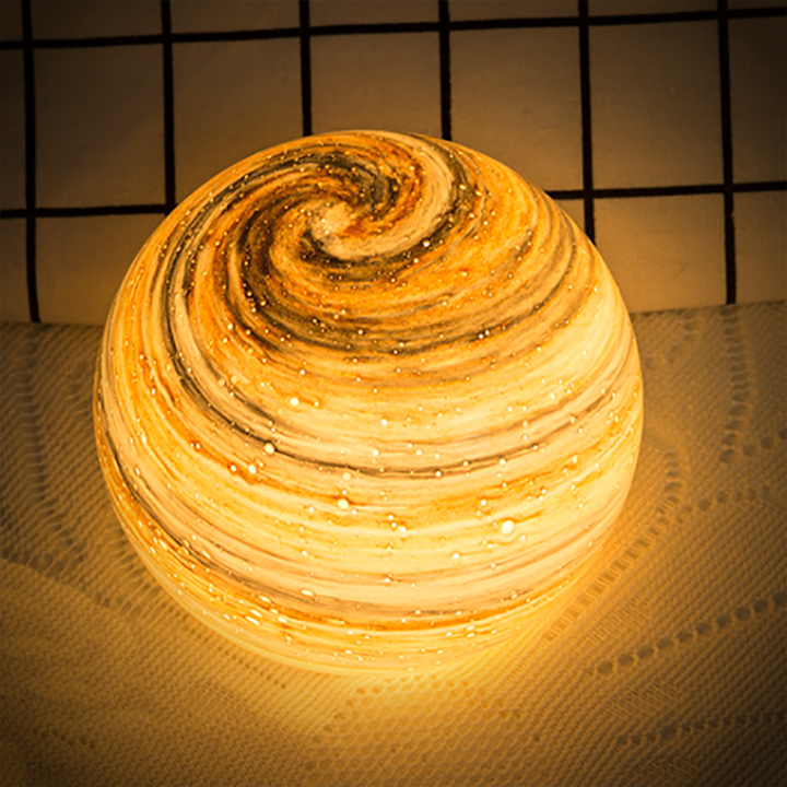 Glass Moon Lamp – 16-Color Ambient Light