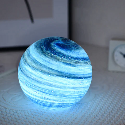 Glass Moon Lamp – 16-Color Ambient Light