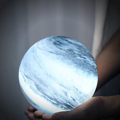 Glass Moon Lamp – 16-Color Ambient Light