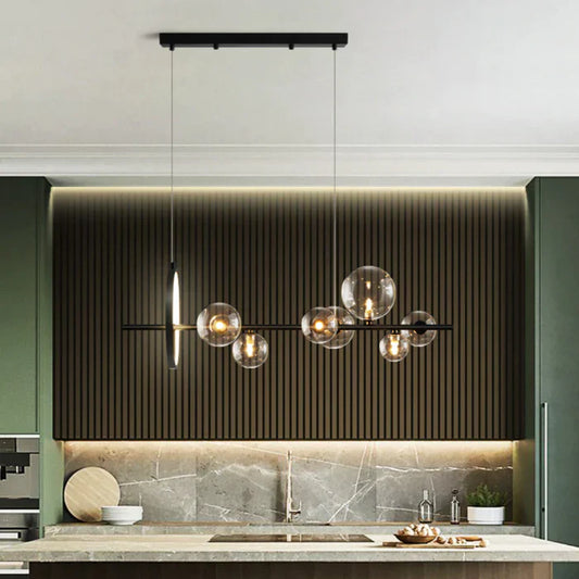 Glass Bubble Chandelier – Artistic & Airy Design