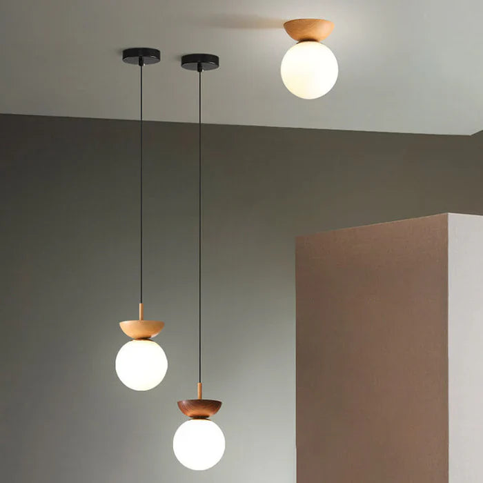 Log Japanese Pendant Lamp – Elegant Simplicity