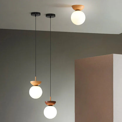 Log Japanese Pendant Lamp – Elegant Simplicity