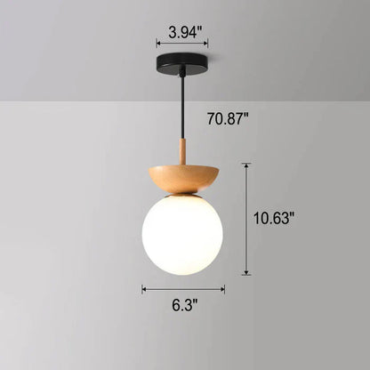 Log Japanese Pendant Lamp – Elegant Simplicity