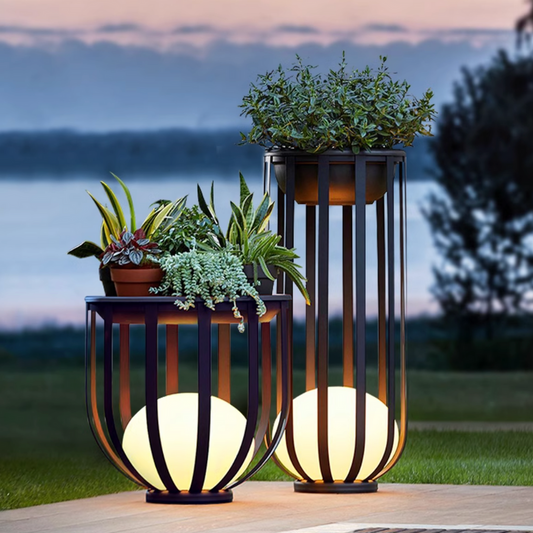 Solar Flower Light Stand