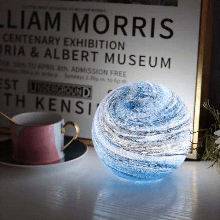 Glass Moon Lamp – 16-Color Ambient Light