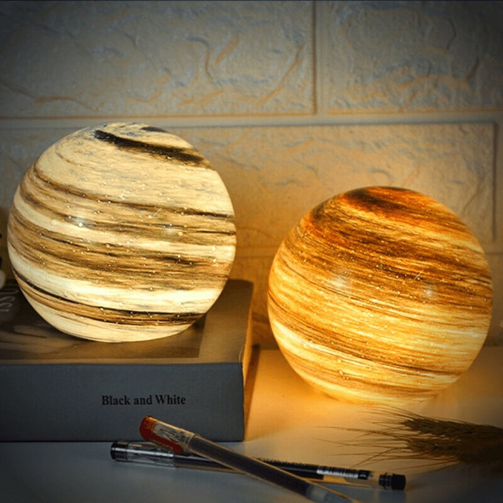 Glass Moon Lamp – 16-Color Ambient Light